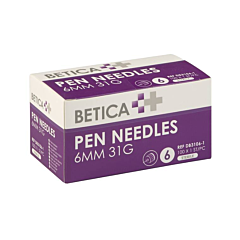 Betica Aiguilles Stylo Diabète - 6mmx31g - 100 Pièces