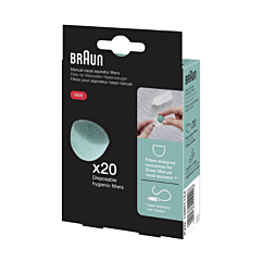 Braun Filtres Jetables Pour Aspirateur Nasal - 20 Pièces