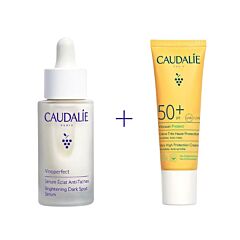 Caudalie Vinoperfect Set Sérum Anti-Taches 30ml + Crème Solaire IP50 25ml