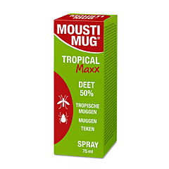 Moustimug Tropical Maxx Spray 50% Deet 75ml