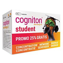 Cogniton Plus Energy LA Student - 90 Gélules PROMO 25% Gratuit