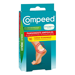 Compeed Pansement Ampoules Extrême Medium - Format Economique 10 Pièces