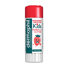 Dermophil Berscherming Lippen Kids - Aardbei - Stick 4g