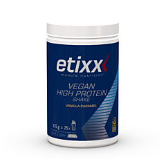 Etixx Vegan High Protein Shake - Vanille-Caramel - Poudre 875g