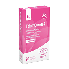 Eureka Care Folaatcare 400mg + Vitamine B12 - 90 Tabletten