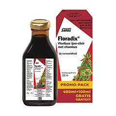 Salus Floradix Elixir 400ml+100ml Gratuit