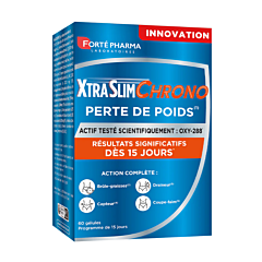 Forté Pharma Xtraslim Chrono - 60 Gélules