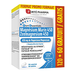 Forté Pharma Magnésium Marin 450 - Promo 180 Comprimés