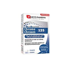 Forté Pharma Chrome 125 - 30 comprimés 