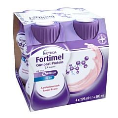 Fortimel Compact Protein 2.4kcal Aardbei - 4x125ml