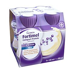 Fortimel Compact Protéine 2.4kcal Pêche & Mangue - 4x125ml