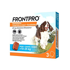 Frontpro 68mg Honden 10-25kg - 3 Kauwtabletten