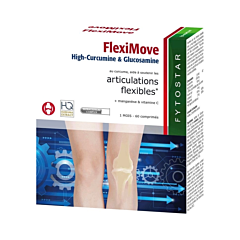 Fytostar Flexi Move Curcumine + Glucosamine - 60 Comprimés