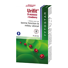 Fytostar Urifit D-mannose + Cranberry 30 Gélules