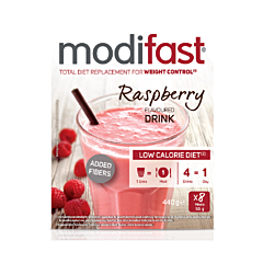 Modifast Intensive Milkshake Framboos 8x55g