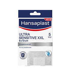 Hansaplast Pleisters Ultra Sensitive Xxl 8x10cm - 5 Strips