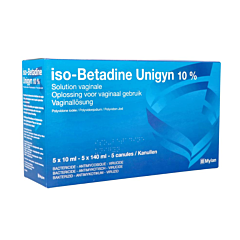 Iso-Betadine Unigy 10% Solution Vaginale - 5x10ml