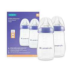 Lansinoh Zuigfles + NaturalWave Speen - 2x240ml