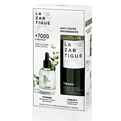 Lazartigue Promo Progressieve Haaruitval Thicker Serum 50ml + Fortify Shampoo 250ml