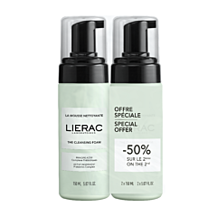 Lierac Duo Reinigende Mousse Promo 2e -50% - 2x150ml