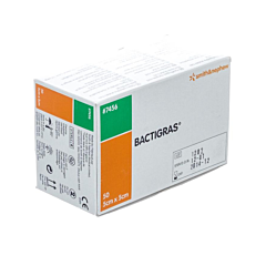 Bactigras Verband - 5cmx 5cm - 50 Stuks