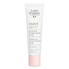Louis Widmer Nutriderm Getinte Dagcrème Uv 20 Bronze 02 - 30ml