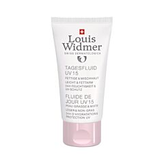 Louis Widmer Fluide Jour UV15 Non-Parfumée Tube - 50ml