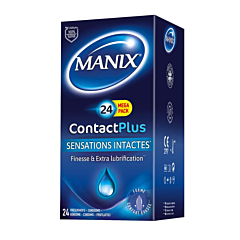 Manix Contact Plus Preservatifs - 24 Pièces