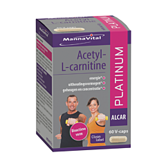 MannaVital Acetyl L-Carnitine Platinum - 60 Gélules