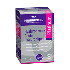 MannaVital Acide Hyaluronique Platinum - 60 Gélules
