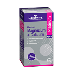 MannaVital Magnesium + Calcium Platinum - 120 Capsules