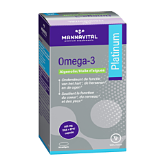 MannaVital Omega-3 Huile d'Algues - 60 Softgels