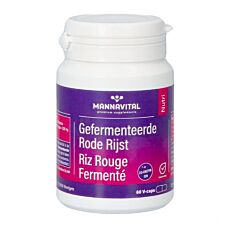 Mannavital Riz Rouge Fermente - V-capsules 60
