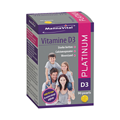 MannaVital Vitamine D3 Platinum - 90 Gélules