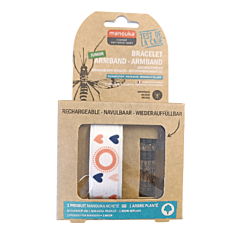 Manouka Bracelet Anti-Moustiques Junior Cœurs - 1 Pièce