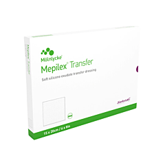 Mepilex Transfer Pansement Souple Transfert Des Exsudats - 15x20cm - 5 Pièces
