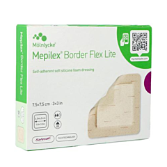 Mepilex Border Flex Lite 7,5cmx7,5cm 5 581250 - 1 Pièce