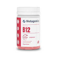 Metagenics Vitamine B12 500mcg Gommes - Framboise - 60 Pièces