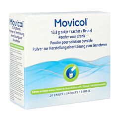 Movicol 13,8g Poudre Solution Buvable Arôme Citron et Citron Vert - 20 Sachets