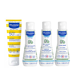 Mustela Set Voyage Lait Solaire SPF50 Kathy 4 Produits - 1 Pièce