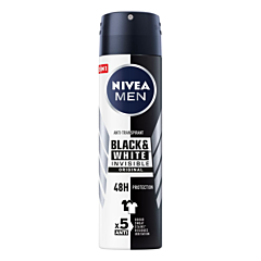 Nivea Men Déodorant Black & White - 150ml