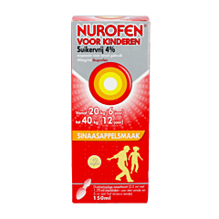 Nurofen Kind Suikervrije Suspensie 4% - Sinaas - 150ml