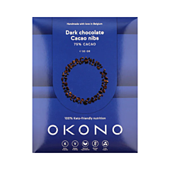 Okono Tablette De Chocolat - Dark Chocolate Cacoa Nibs - 50g