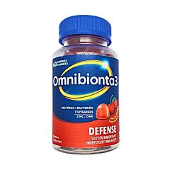 Omnibionta 3 Defense 60 Gummies Goût Fruits Rouges