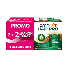 Omnivit Hair Pro Nutri-Repair PROMO - 120 + 120 Comprimés OFFERTS