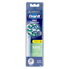 Oral-B Cross Action Opzetborstels Wit - 4 Stuks