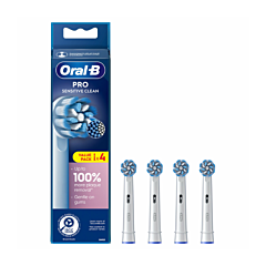 Oral-B Pro Sensitive Clean Opzetborstels - 4 Stuks