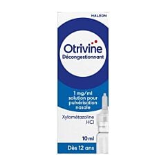 Otrivine 1mg/ml Solution pour Pulvérisation Nasale Enfants + de 12 ans & Adultes Spray 10ml