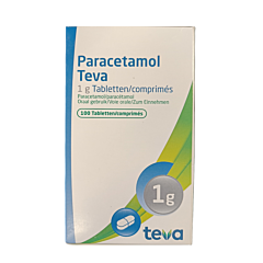 Paracetamol Teva 1g Flacon 100 Comprimés
