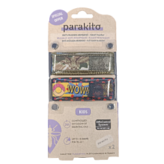 Para'kito Kids Bracelets Anti-Moustiques Aigle/WOW 1+1 + 2 Recharges